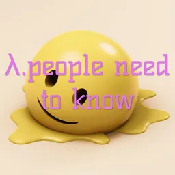 Cover art for people need to know